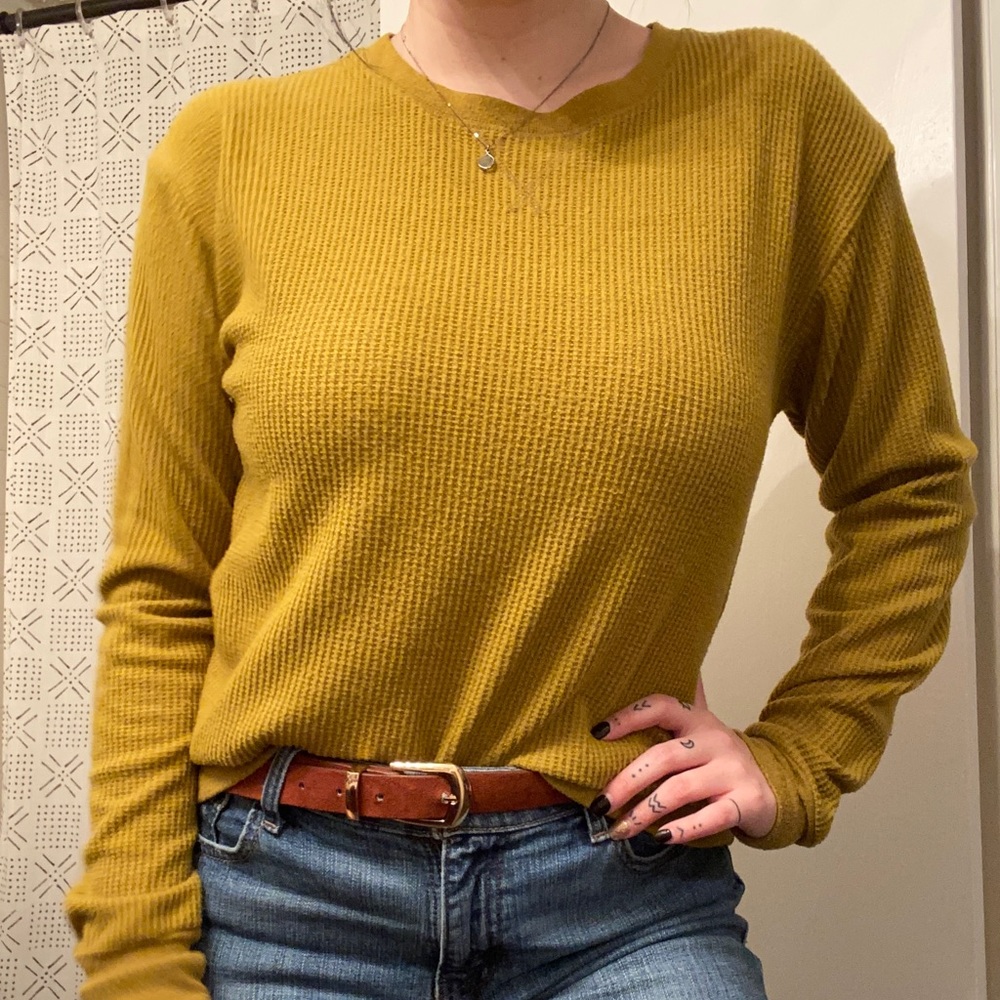 Green Long Sleeve Sweater